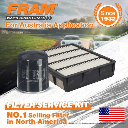 Fram Oil Air Filter Kit for Toyota Soarer JZZ30 Supra JZA80 6cyl 3L 2.5L Petrol