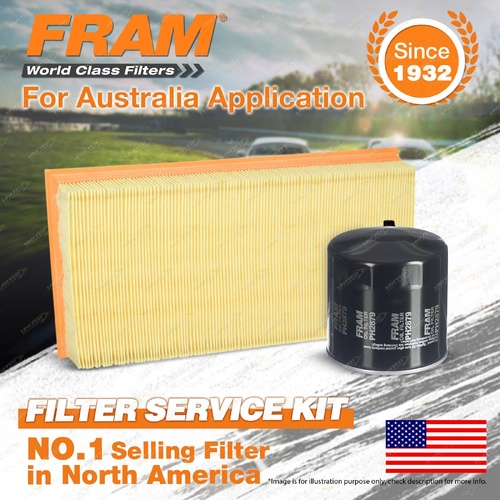 Fram Oil Air Filter Kit for Volvo S40 S40 4cyl 1.8L 1.9L Petrol B4184S2 B4194T