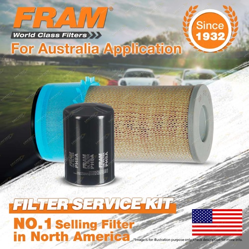 Fram Oil Air Filter for Toyota Blizzard LD10 Hiace LH51 SWB LH61 LH71 LWB 4cyl