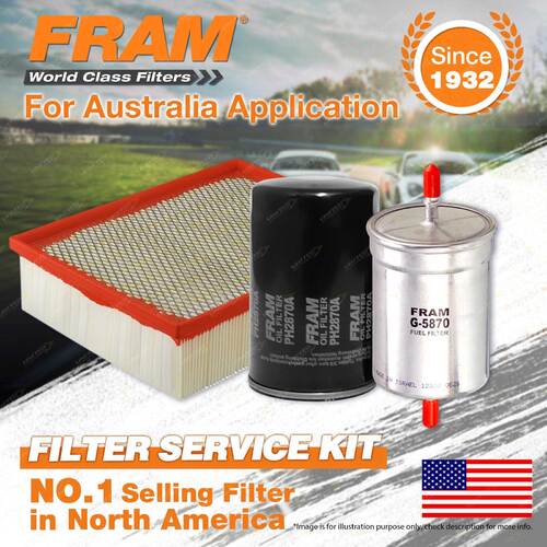 Fram Oil Air Fuel Filter Service Kit for Audi A4 B7 B6 2.0 2001-2008