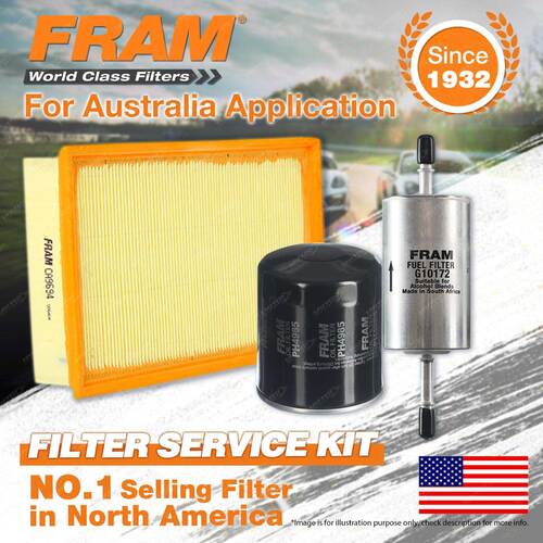 Fram Oil Air Fuel Filter Service Kit for Ford Focus LS 06/2005-2007