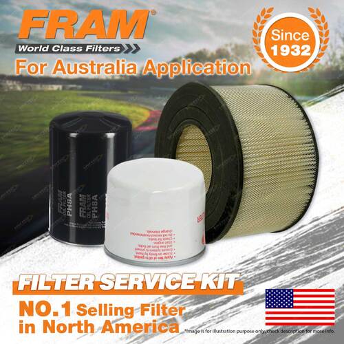 Fram Oil Air Fuel Filter Service Kit for Toyota Landcruiser Bundera BJ73 70 40