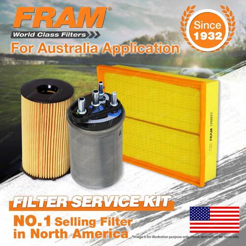 Fram Oil Air Fuel Filter Service Kit for Landrover Range Rover Discovery Ser 3