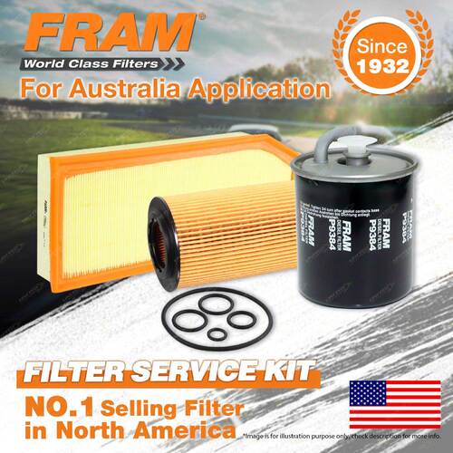 Fram Oil Air Fuel Filter Service Kit for Mercedes Benz Ml270D W163 CDi 2000-2005