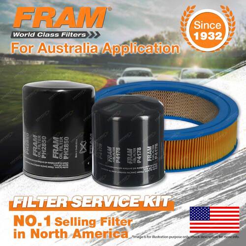 Fram Oil Air Fuel Filter Service Kit for Nissan 720 King Cab Pick-Up SD23 SD25