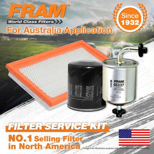 Fram Oil Air Fuel Filter Service Kit for Nissan Bluebird U13 Skyline Pulsar N15