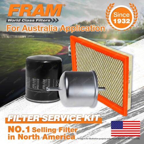 Fram Oil Air Fuel Filter Service Kit for Nissan 300Zx Turbo Z32 1989-1997