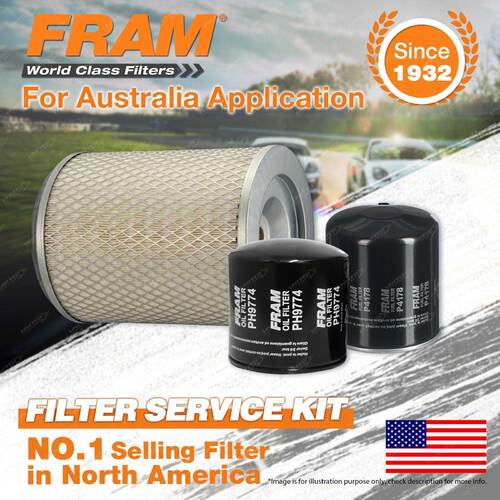 Fram Oil Air Fuel Filter Service Kit for Isuzu NKR NPR NKR 1994-2003