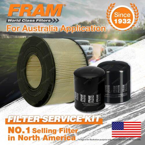 Fram Oil Air Fuel Filter Service Kit for Toyota Dyna HU50 Coaster Landcruiser