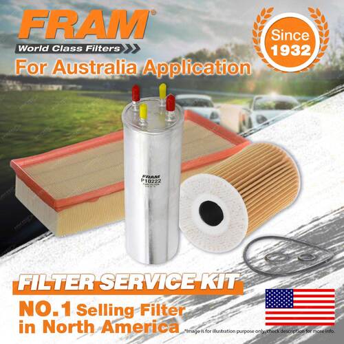 Fram Oil Air Fuel Filter Service Kit for Volkswagen Transporter T5 T6 CAAC