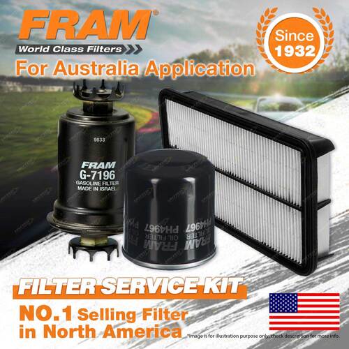 Fram Oil Air Fuel Filter Service Kit for Toyota Mr2 SW20 Mrs ZZW30R