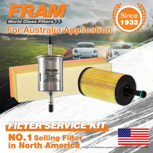 Fram Oil Air Fuel Filter Service Kit for Citroen Berlingo Van C2 VTR VTS C3