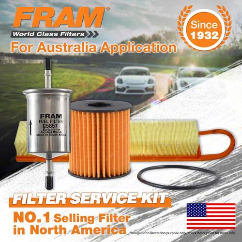 Fram Oil Air Fuel Filter Service Kit for Citroen C3 A5 A51 Ds3 DS3 88kW