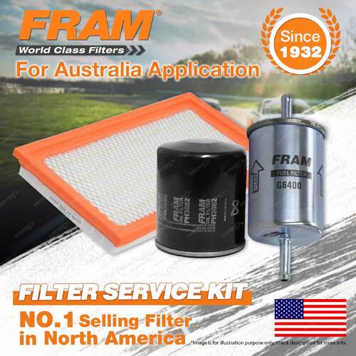 Fram Oil Air Fuel Filter Service Kit for Nissan Skyline R31 R34 RB25DE RB25DET