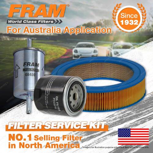 Fram Oil Air Fuel Filter Service Kit for Nissan Navara Pathfinder D21