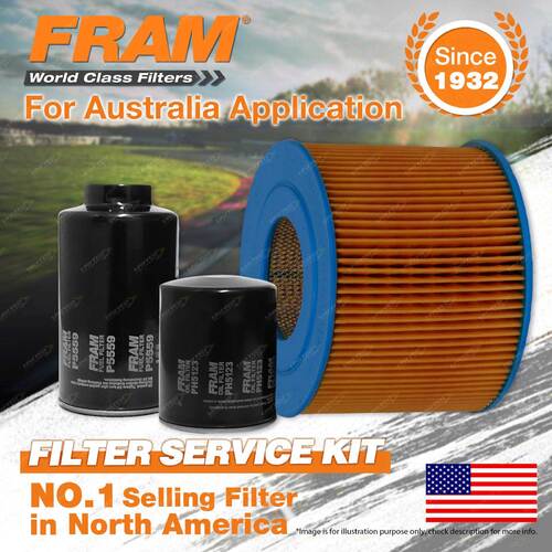 Fram Oil Air Fuel Filter Service Kit for Toyota Dyna 200 300 400 BU212R 222R 142