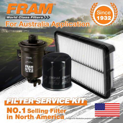 Fram Oil Air Fuel Filter Service Kit for Corolla AE102R 112 102X 112R Sprinter