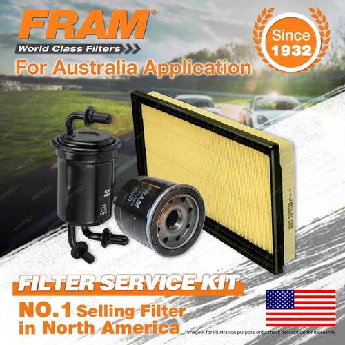 Fram Oil Air Fuel Filter Service Kit for Kia Carens Mentor Shuma Spectra