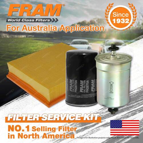 Fram Oil Air Fuel Filter Service Kit for Audi A4 B5 B6 1.8 1.8T Qt