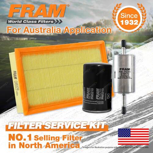 Fram Oil Air Fuel Filter Service Kit for Ford Focus LR EY-Zetec 2002-2005