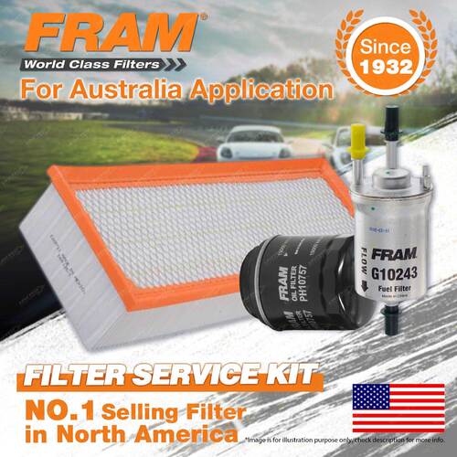 Fram Oil Air Fuel Filter Service Kit for Volkswagen Beetle Jetta Golf Mk VI TSI