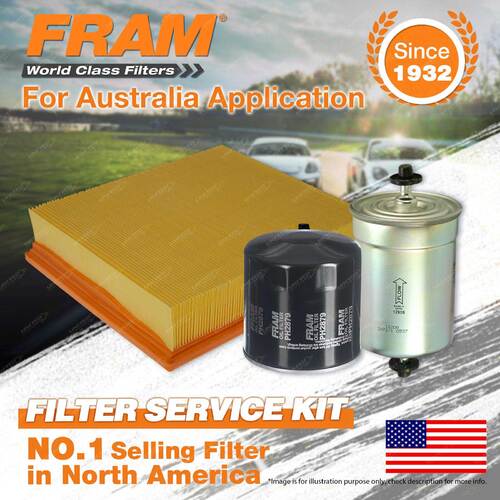 Fram Oil Air Fuel Filter Service Kit for Audi A4 B5 2.8 Qt A6 C4 C5