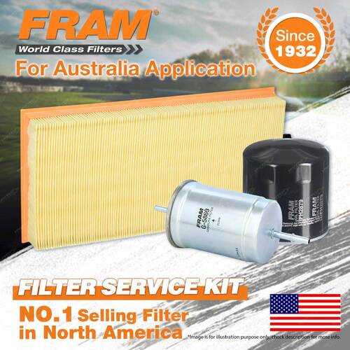 Fram Oil Air Fuel Filter Service Kit for Volvo S40 S40 V40 V40 1999-2002