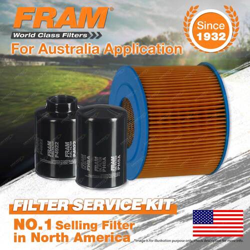 Fram Oil Air Fuel Filter Service Kit for Dyna LY211R LY220R LY230R LY211 LY61R