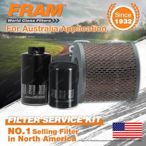 Fram Oil Air Fuel Filter Service Kit for Toyota Dyna 100 LH80 150 LY60