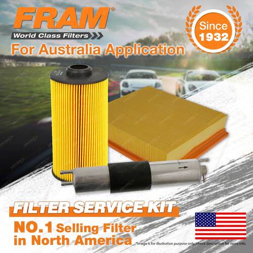 Fram Oil Air Fuel Filter Service Kit for BMW X5 E53 03/2001-10/2003