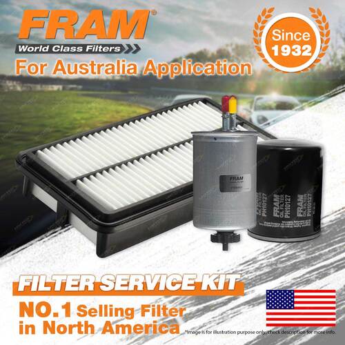 Fram Oil Air Fuel Filter Service Kit for Kia Grand Carnival VQ 03/2009-On