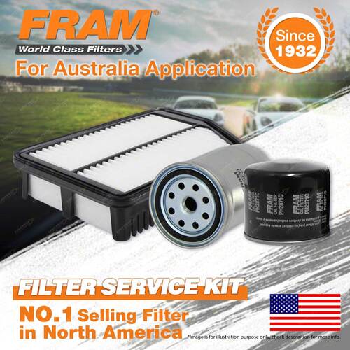 Fram Oil Air Fuel Filter Service Kit for Kia Sportage SL 08/2010-05/2013