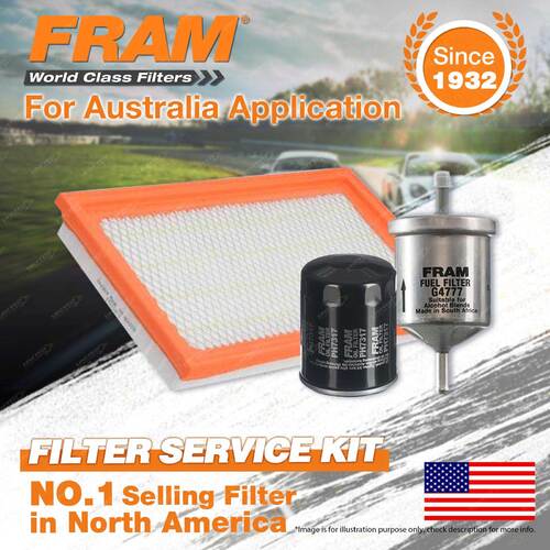 Fram Oil Air Fuel Filter Service Kit for Nissan Maxima J30 12/1995-12/2003