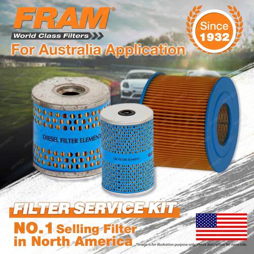 Fram Oil Air Fuel Filter Service Kit for Toyota Dyna HU30 1978-1981