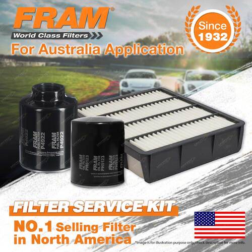 Fram Oil Air Fuel Filter Service Kit for Toyota Hilux Surf 1992-1997