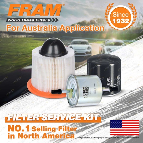 Fram Oil Air Fuel Filter Service Kit for Ford F250 RM RN 2001-2007