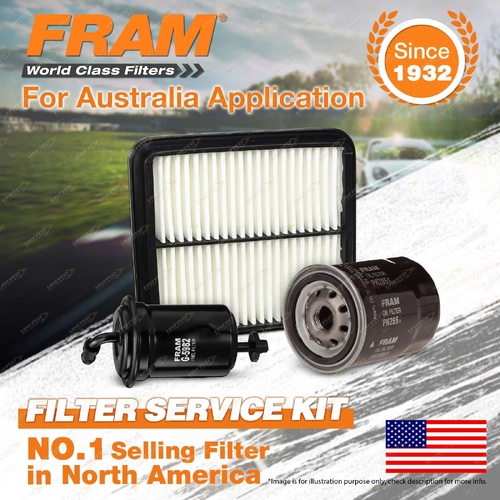 Fram Oil Air Fuel Filter Service Kit for Suzuki Grand Vitara SQ625 LWB 1998-2005