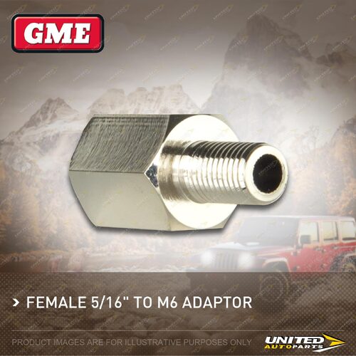 GME Stud Adaptor - Female 5/16" to M6 Replacement Fitment AD-SS006