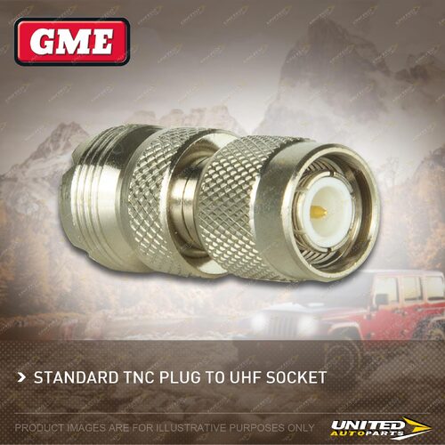 GME Standard TNC Plug To UHF Socket Adaptor Replacement Fitment - AD-SS407