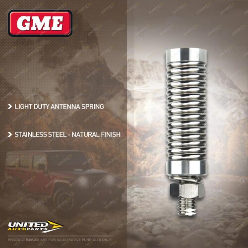 GME Stainless Steel Light Duty Antenna Spring suit AE-SS4701 495mm Antenna Whip