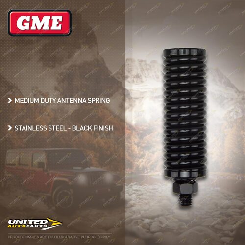 GME Black Medium Duty Antenna Spring Suit AE-SS4703B 995mm Black Antenna Whip