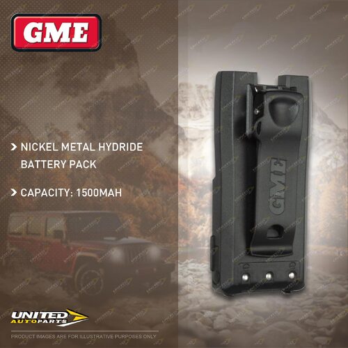 GME 1500Mah Ni-Mhi Battery Pack - Suit Radio TX-SS6200 / TX-SS7200