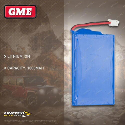 GME 1000mAh Lithium Ion Battery Pack - Suit Radio TX-SS665 / TX-SS667