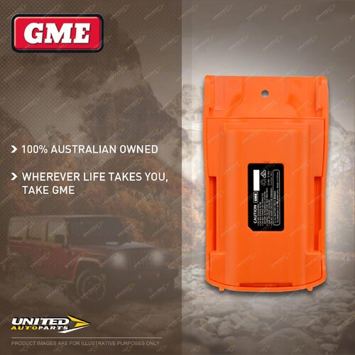 GME 2600Mah Blaze Orange Li-Ion Battery Pack - Suit Radio TX-SS6160XO