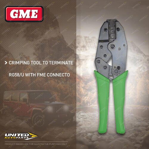 GME Crimping Tool to Terminate RG58/U with FME Connector CTA-SS500