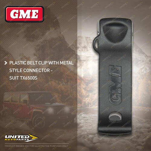 GME Plastic Belt Clip with Metal Style Connector MB-SS027 - Suit TX6500S