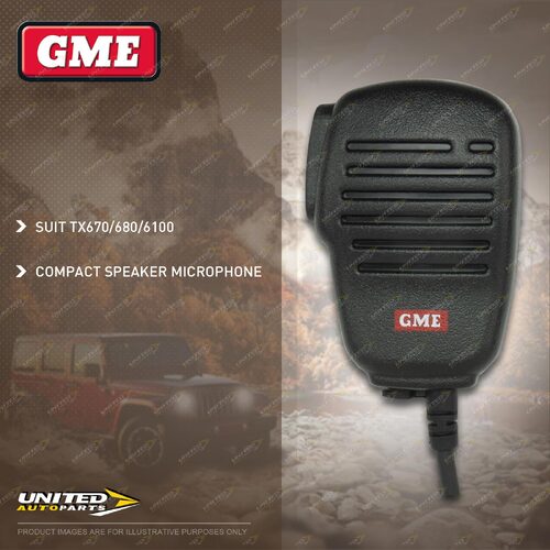 GME Compact Speaker Microphone MC-SS005 - Suit Radio TX-SS670/TX-SS680/TX-SS6100