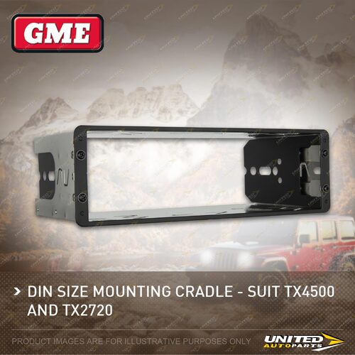 GME Din Size Mounting Cradle - To Suit Radio TX-SS2720 / TX-SS4500S