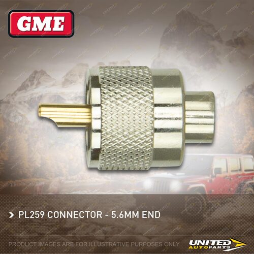 GME Replacement PL-SS259 Connector Plug - 5.6Mm End Part Number PL-SS2592S