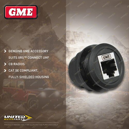 GME Universal Round Rj45 Pass-Through Adaptor Suits XRS Connect UHF CB Radio